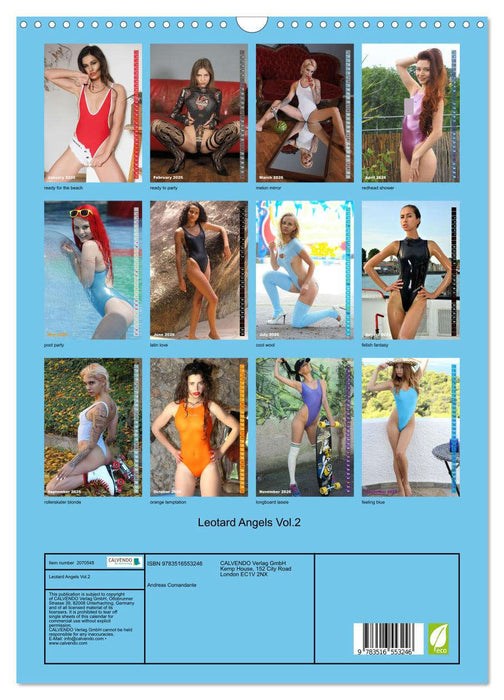 Leotard Angels Vol.2 (CALVENDO Monthly Calendar 2026)