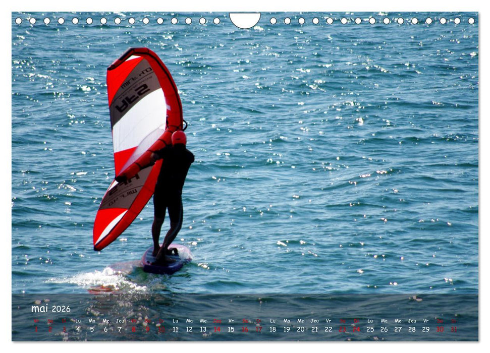 Plaisirs nautiques (CALVENDO Calendrier mensuel 2026)