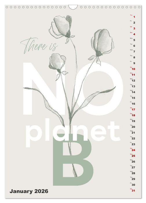 Love your planet (CALVENDO Monthly Calendar 2026)