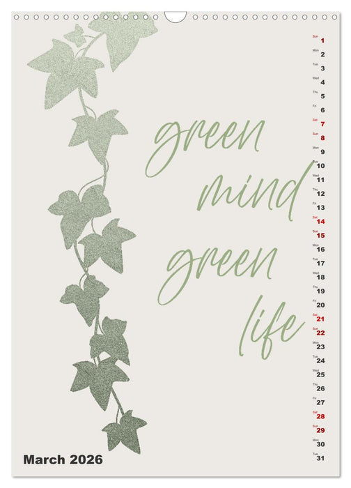 Love your planet (CALVENDO Monthly Calendar 2026)