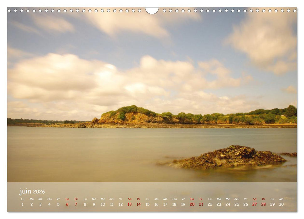 BRETAGNE La beauté du Finistère (CALVENDO Calendrier mensuel 2026)