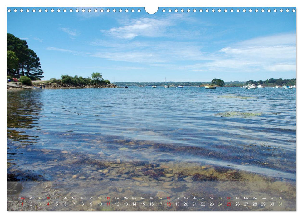 BRETAGNE La Rade de Brest (CALVENDO Calendrier mensuel 2026)