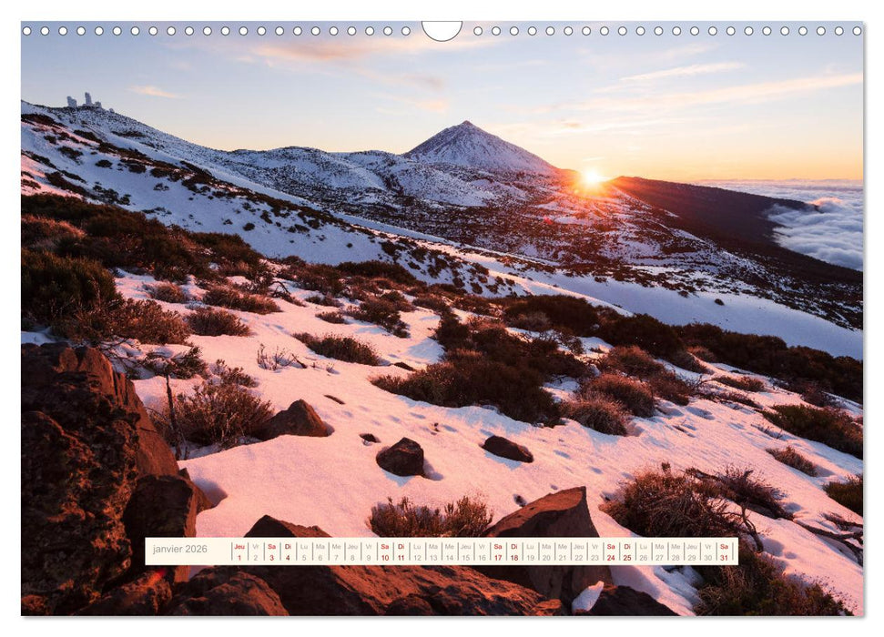 La Magie de Ténériffe (CALVENDO Calendrier mensuel 2026)