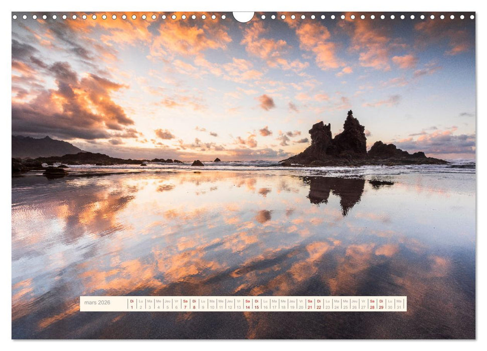 La Magie de Ténériffe (CALVENDO Calendrier mensuel 2026)