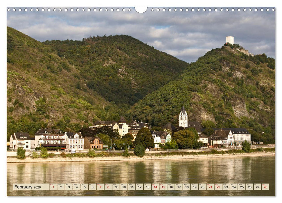 Middle Rhine Valley (CALVENDO Monthly Calendar 2026)