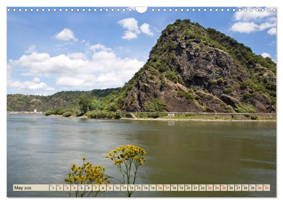 Middle Rhine Valley (CALVENDO Monthly Calendar 2026)