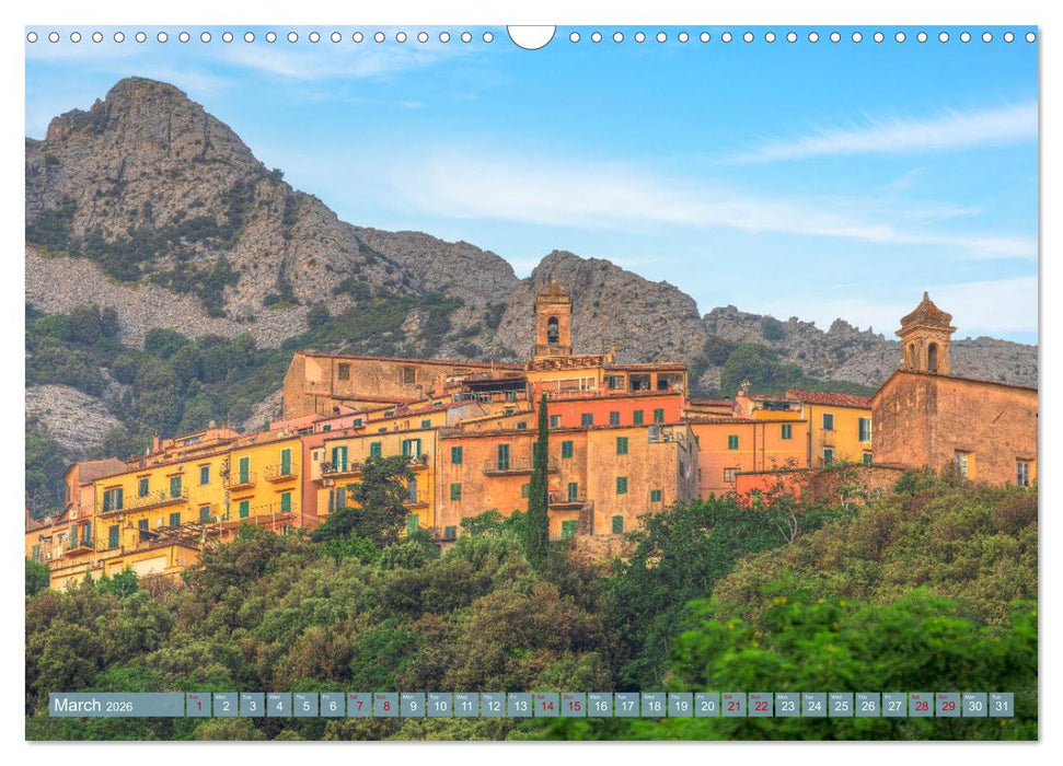 Elba in Italy - The Mediterranean dream island for romantics (CALVENDO Monthly Calendar 2026)