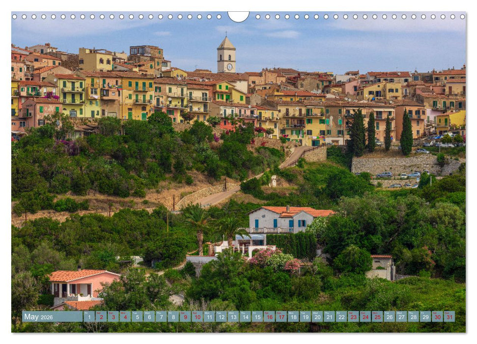 Elba in Italy - The Mediterranean dream island for romantics (CALVENDO Monthly Calendar 2026)