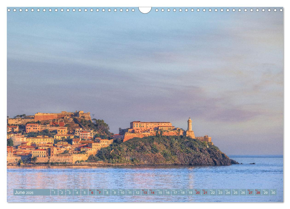 Elba in Italy - The Mediterranean dream island for romantics (CALVENDO Monthly Calendar 2026)