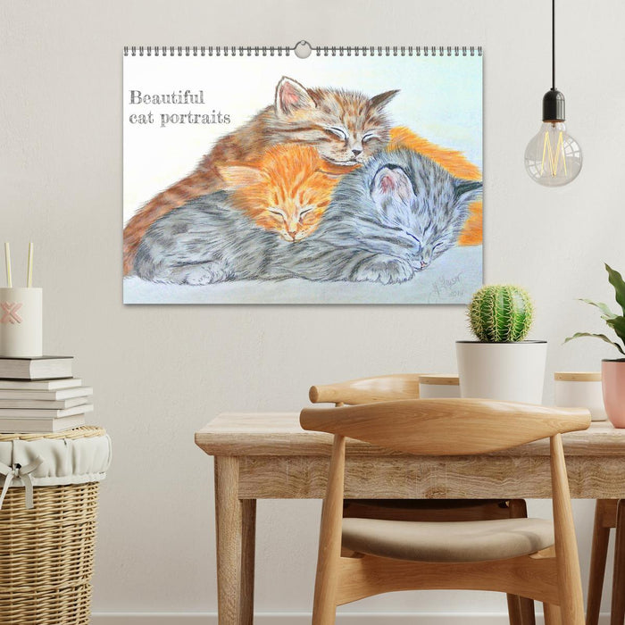 Beautiful cat portraits (CALVENDO Monthly Calendar 2026)