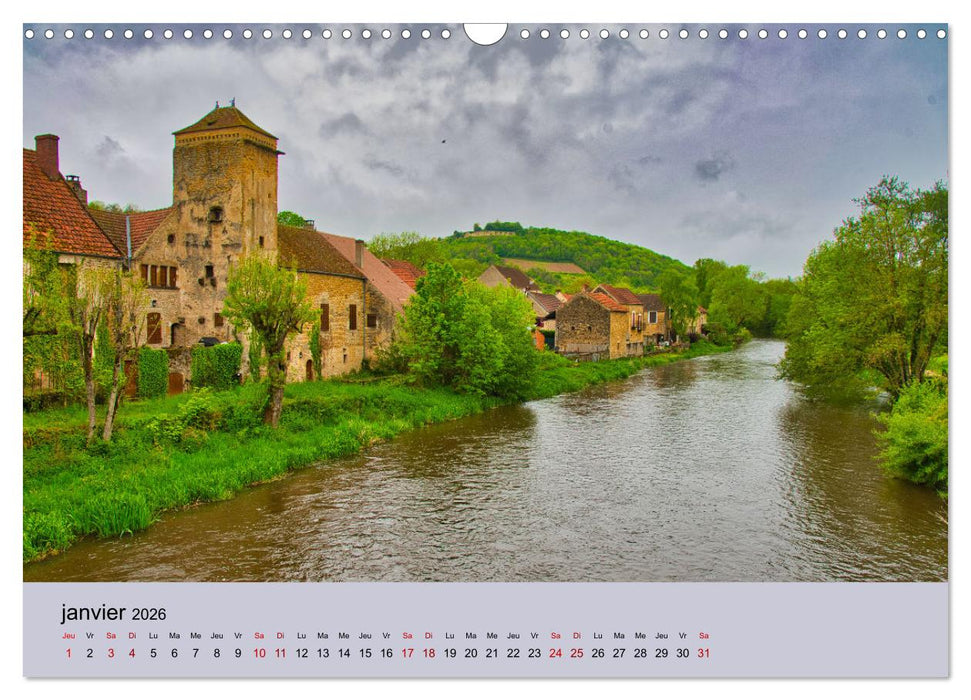 Moments dans le Morvan (CALVENDO Calendrier mensuel 2026)