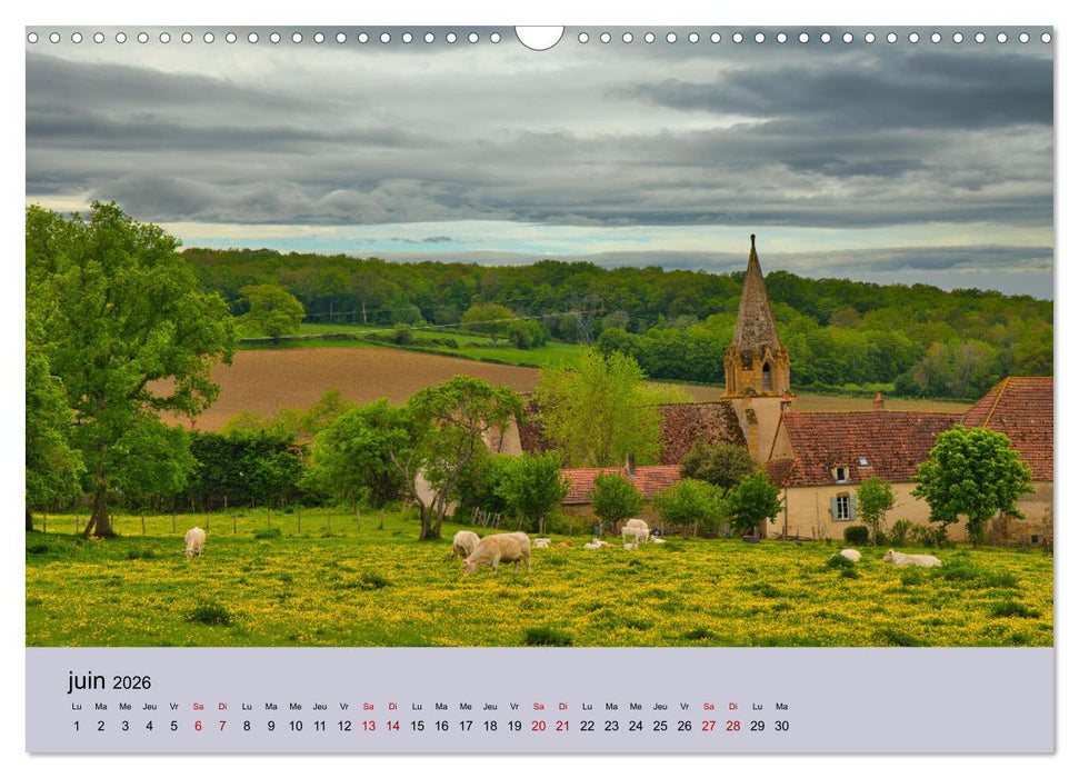Moments dans le Morvan (CALVENDO Calendrier mensuel 2026)