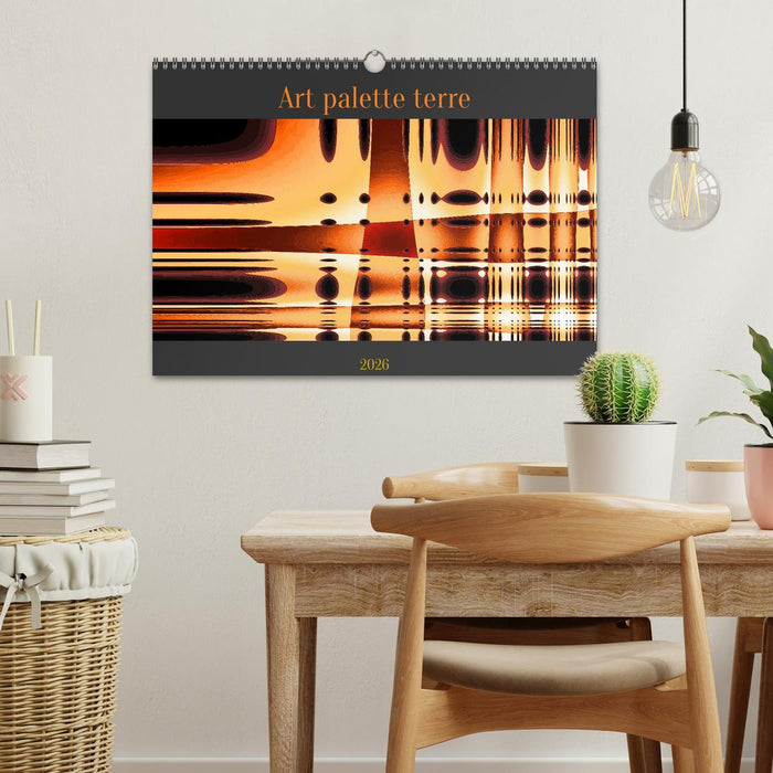 Art palette terre (CALVENDO Calendrier mensuel 2026)