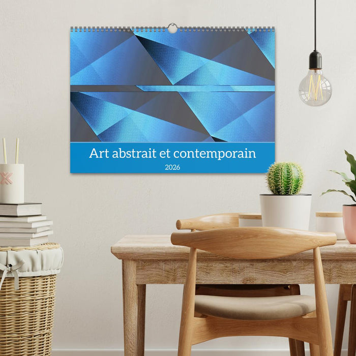 Art abstrait et contemporain (CALVENDO Calendrier mensuel 2026)