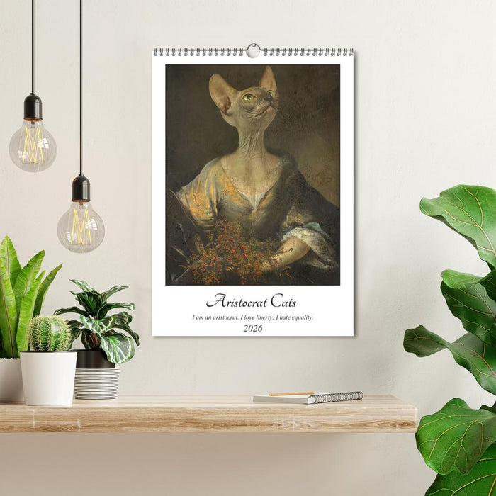 Aristocrat Cats (CALVENDO Monthly Calendar 2026)