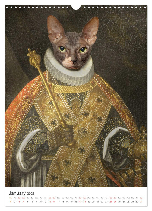 Aristocrat Cats (CALVENDO Monthly Calendar 2026)