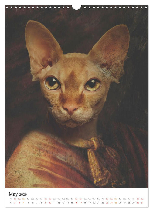 Aristocrat Cats (CALVENDO Monthly Calendar 2026)