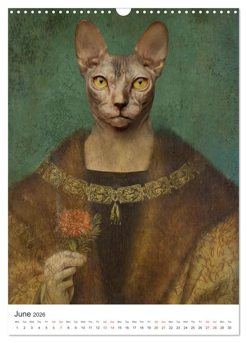 Aristocrat Cats (CALVENDO Monthly Calendar 2026)