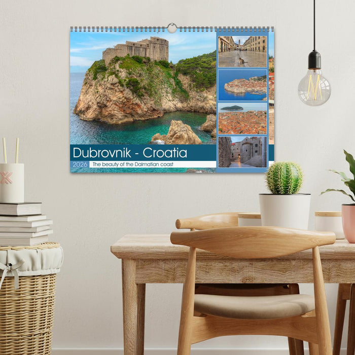 Dubrovnik - Croatia The beauty of the Dalmatian coast (CALVENDO Monthly Calendar 2026)