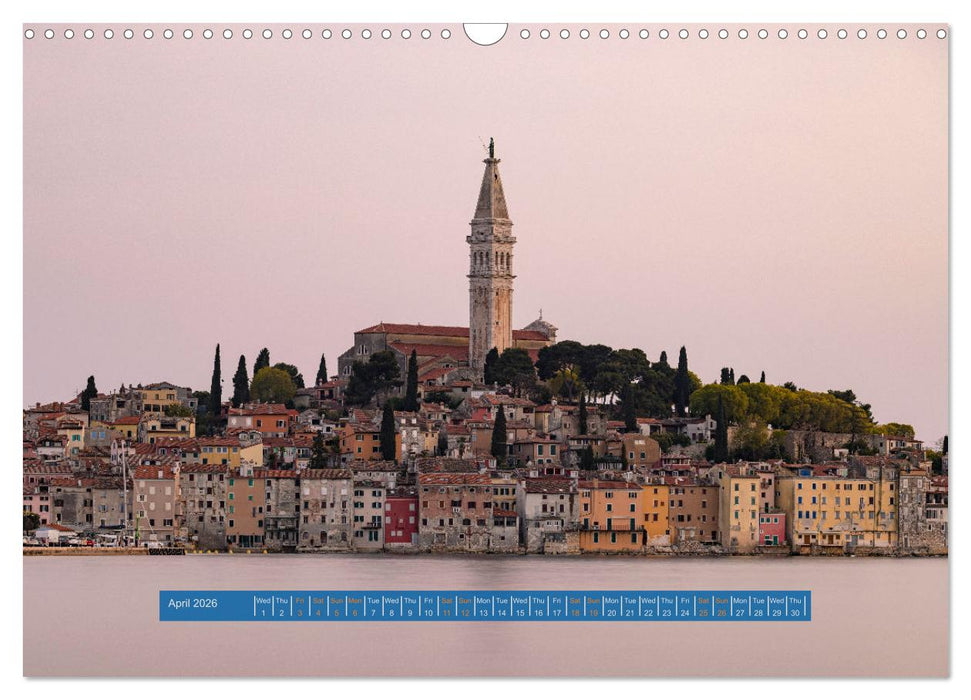Istria - Croatia The green oasis of the northern Adriatic. (CALVENDO Monthly Calendar 2026)