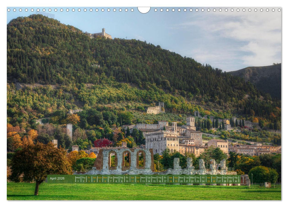 Umbria The green heart of Italy (CALVENDO Monthly Calendar 2026)