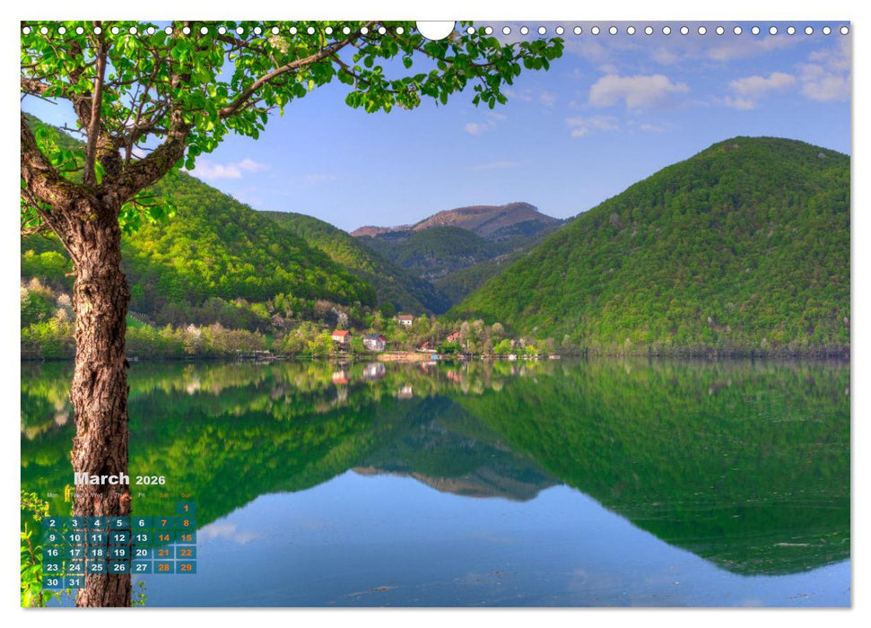 Bosnia and Herzegovina Romantic heart of the Balkans (CALVENDO Monthly Calendar 2026)