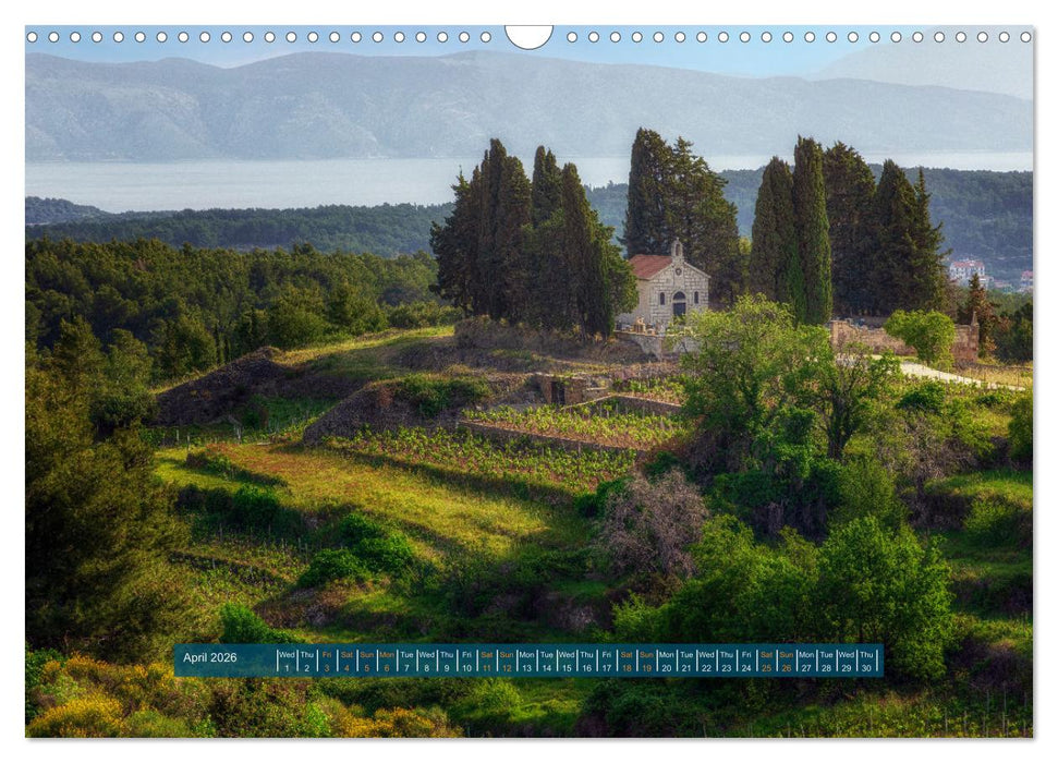 Hvar - Croatia The sunniest place on the Adriatic. (CALVENDO Monthly Calendar 2026)