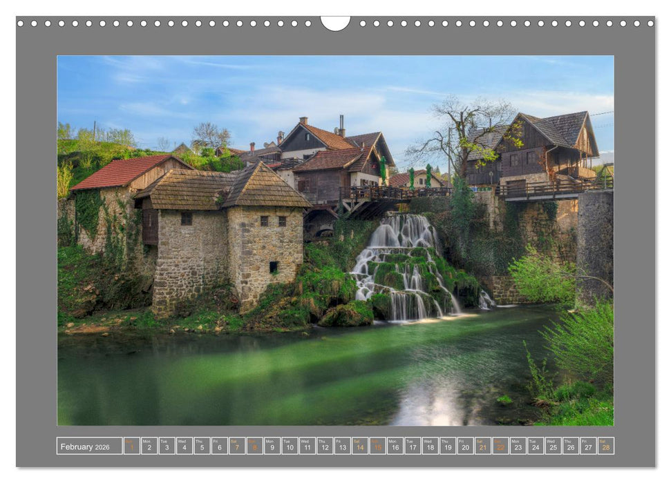 Croatia Dreamland on the Adriatic Sea (CALVENDO Monthly Calendar 2026)