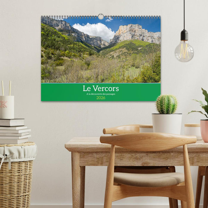Le Vercors, à la découverte des paysages (CALVENDO Calendrier mensuel 2026)