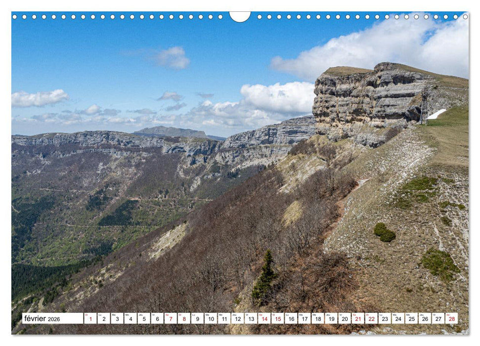 Le Vercors, à la découverte des paysages (CALVENDO Calendrier mensuel 2026)