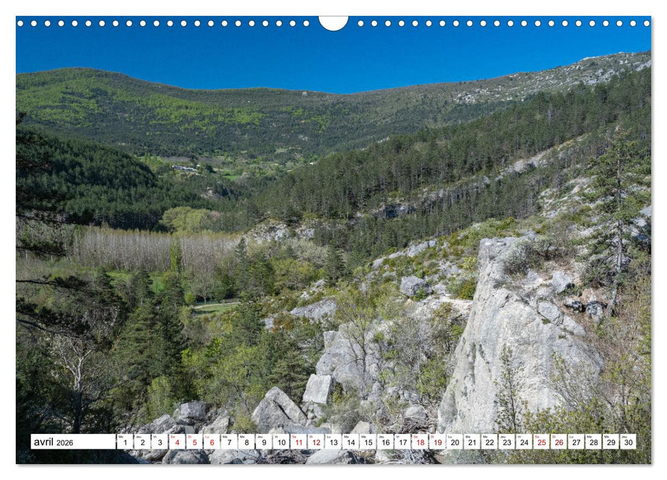 Le Vercors, à la découverte des paysages (CALVENDO Calendrier mensuel 2026)