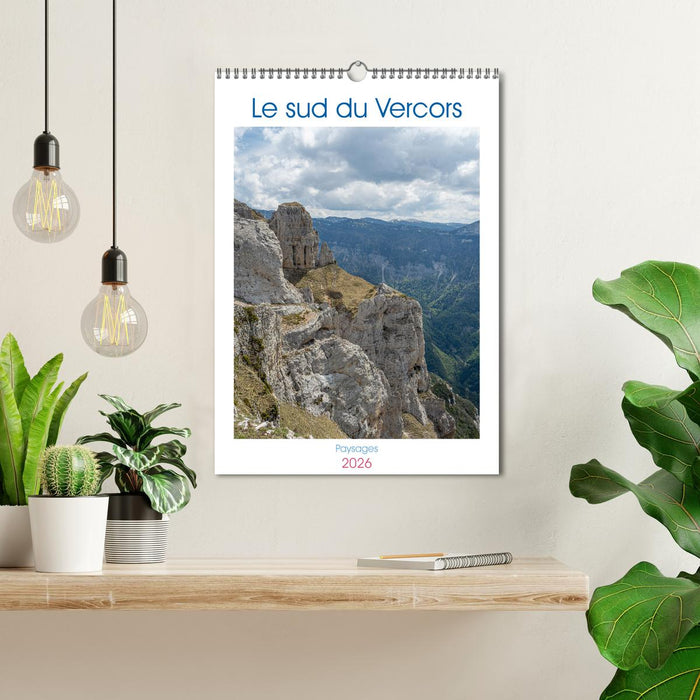 Le sud du Vercors, paysages (CALVENDO Calendrier mensuel 2026)