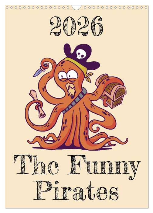The Funny Pirates (CALVENDO Monthly Calendar 2026)