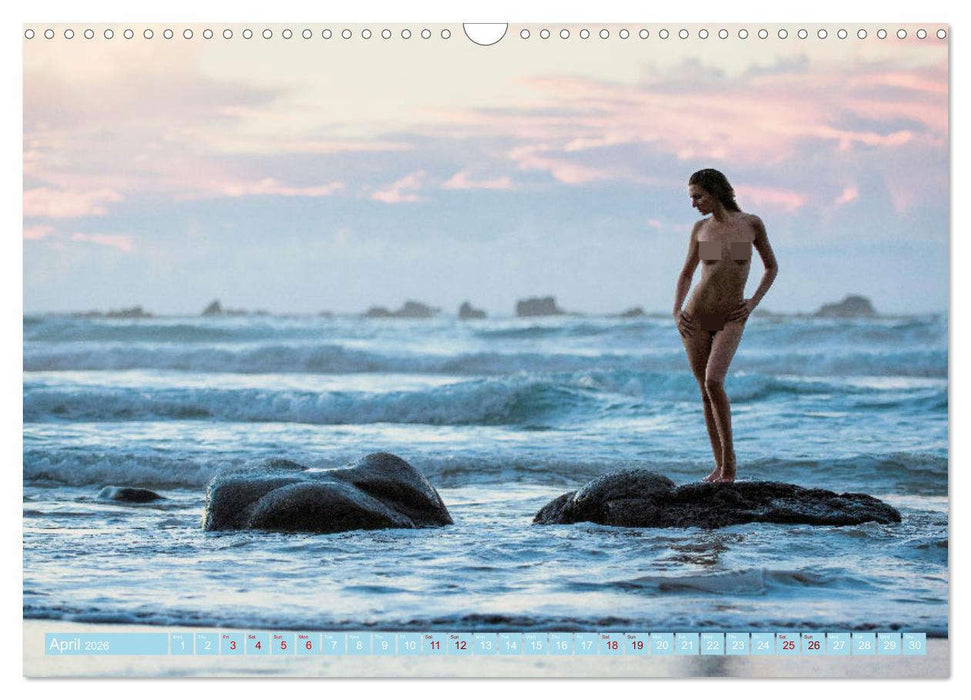 Nude on Seashores (CALVENDO Monthly Calendar 2026)