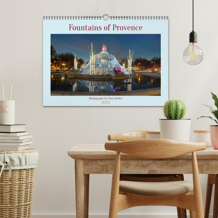 Fountains of Provence (CALVENDO Monthly Calendar 2026)