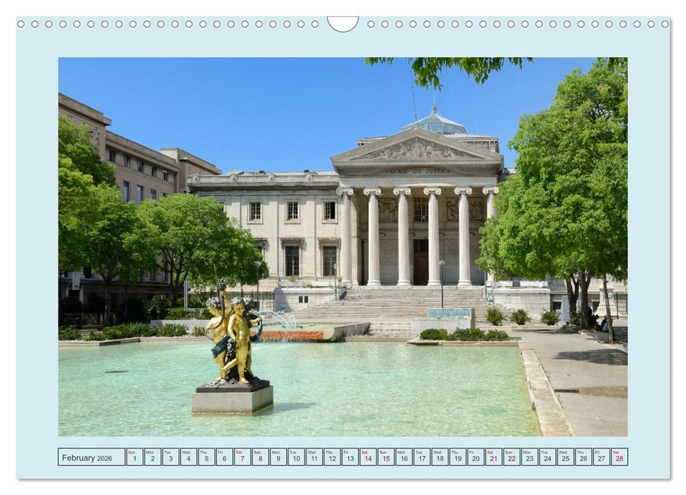 Fountains of Provence (CALVENDO Monthly Calendar 2026)