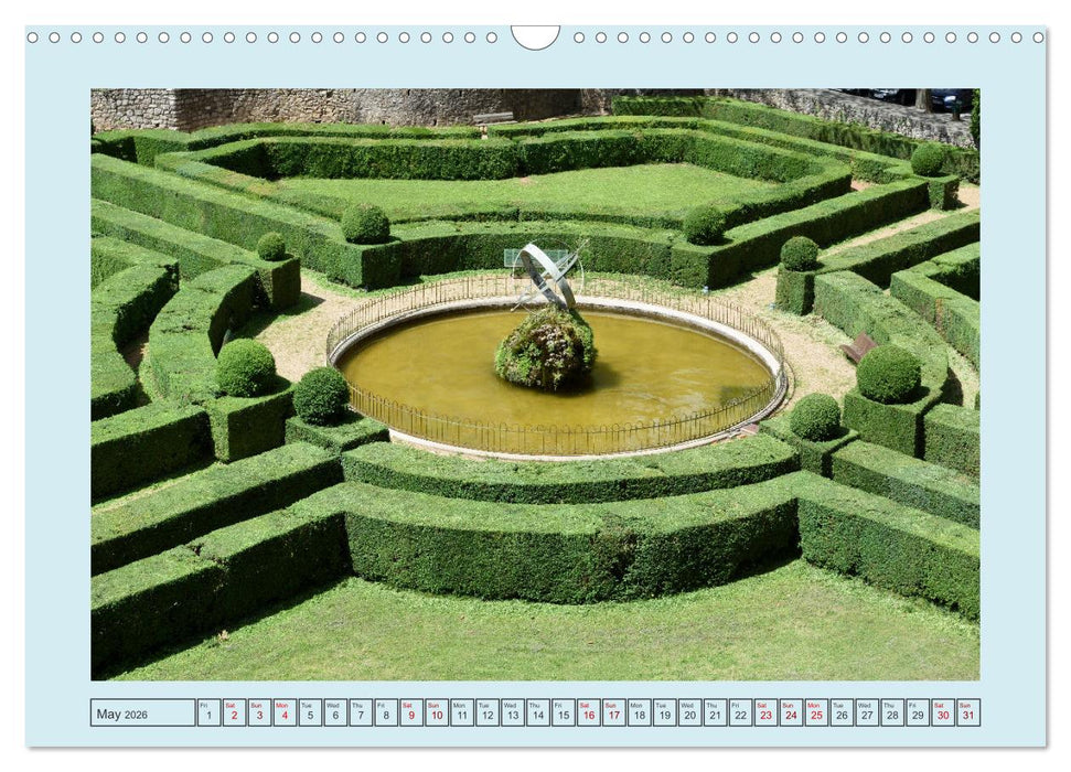 Fountains of Provence (CALVENDO Monthly Calendar 2026)