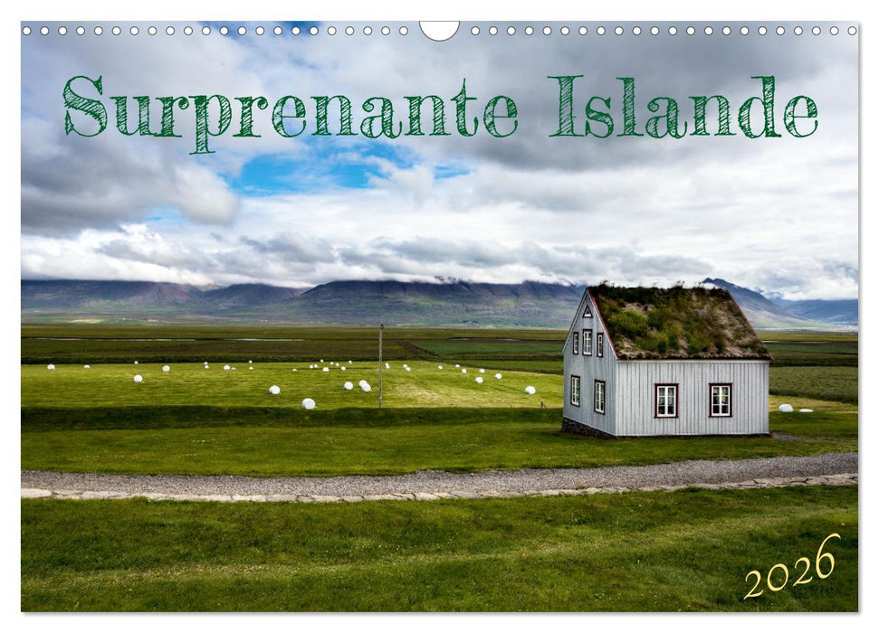 Surprenante Islande (CALVENDO Calendrier mensuel 2026)