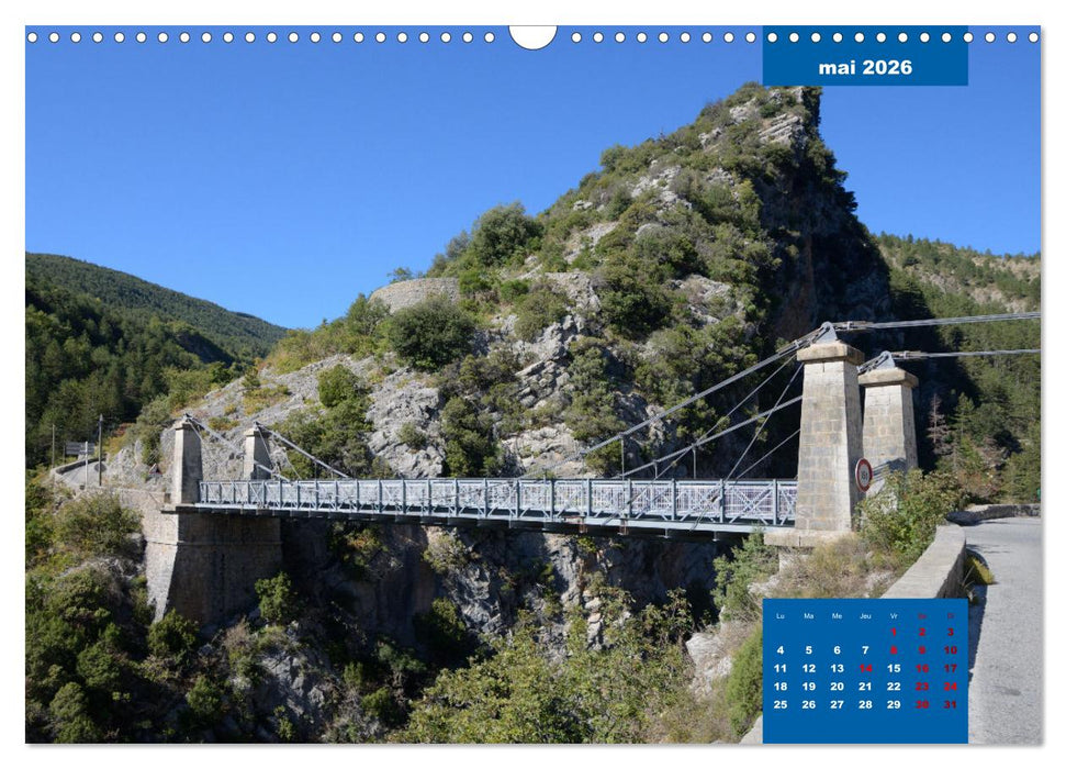 Ponts historiques de Provence (CALVENDO Calendrier mensuel 2026)