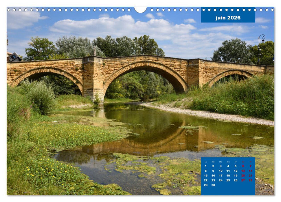 Ponts historiques de Provence (CALVENDO Calendrier mensuel 2026)