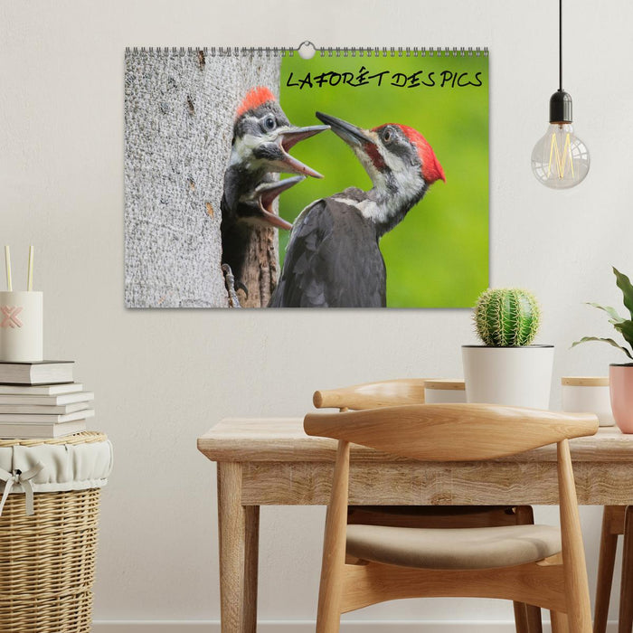 LA FORÊT DES PICS (CALVENDO Calendrier mensuel 2026)