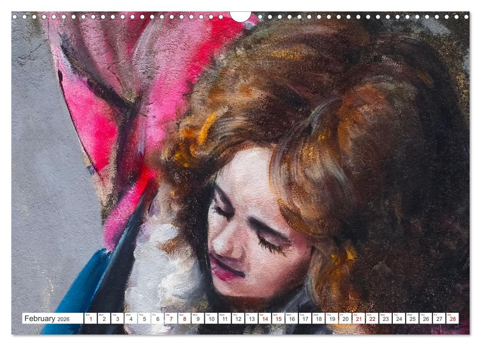 Graffiti art all over the world (CALVENDO Monthly Calendar 2026)