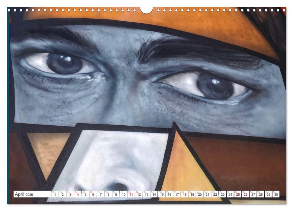 Graffiti art all over the world (CALVENDO Monthly Calendar 2026)