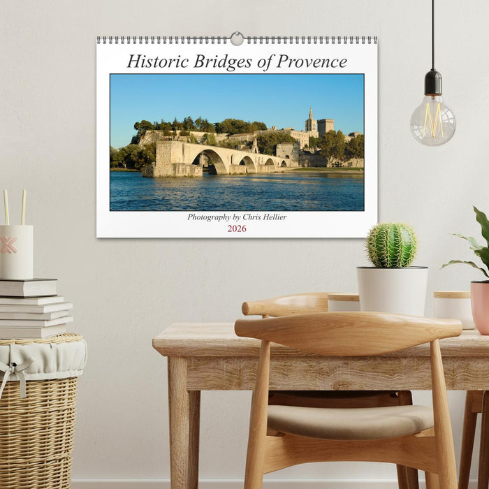 Historic Bridges of Provence (CALVENDO Monthly Calendar 2026)