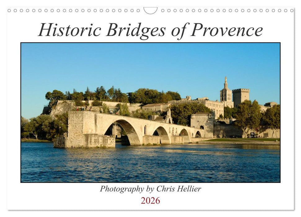 Historic Bridges of Provence (CALVENDO Monthly Calendar 2026)