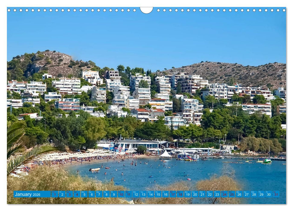 Athens My Love (CALVENDO Monthly Calendar 2026)