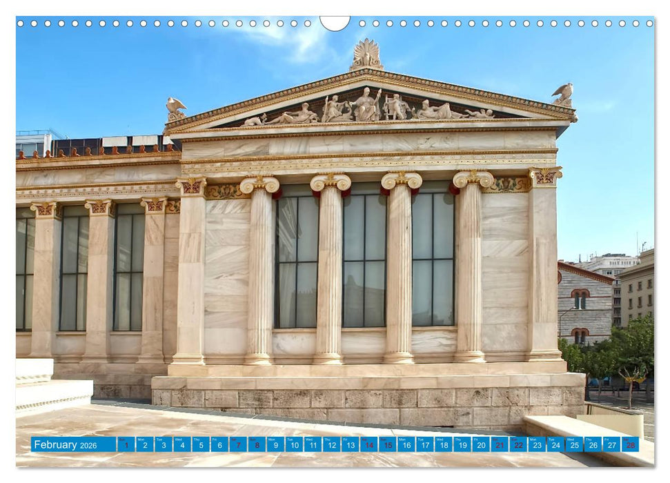 Athens My Love (CALVENDO Monthly Calendar 2026)