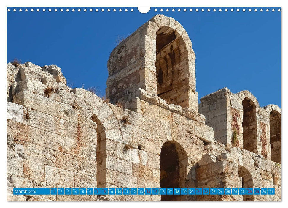 Athens My Love (CALVENDO Monthly Calendar 2026)