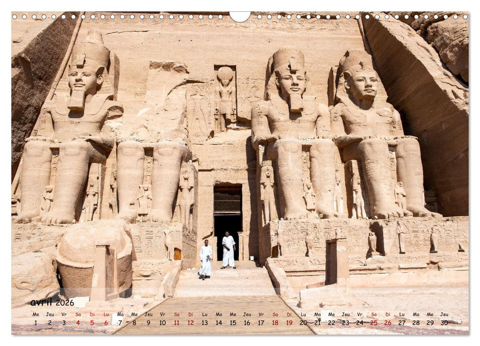 Égypte, sur les rives du Nil (CALVENDO Calendrier mensuel 2026)