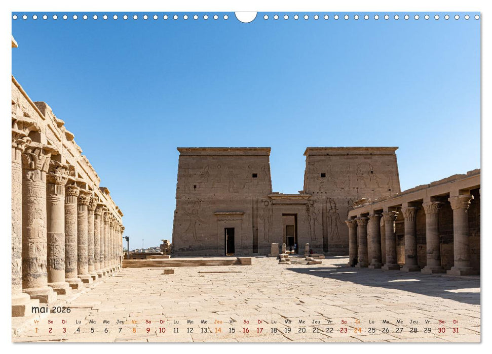 Égypte, sur les rives du Nil (CALVENDO Calendrier mensuel 2026)